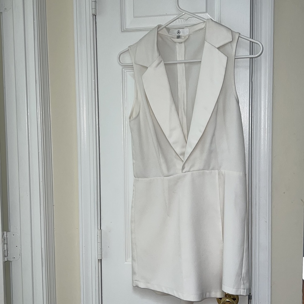 Misguided White Romper